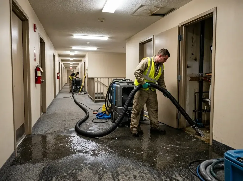 multi-unit-apartment-hallway-f-005 — frequently asked questions, Emergency Burst Pipe Water Extraction & Removal in Keowee K…
